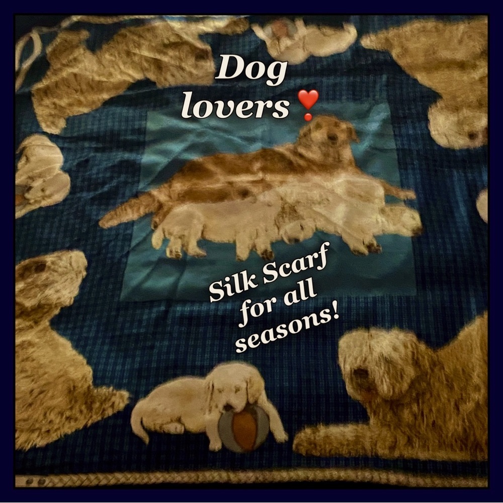 35” square scarf Made in Italy. Never worn.